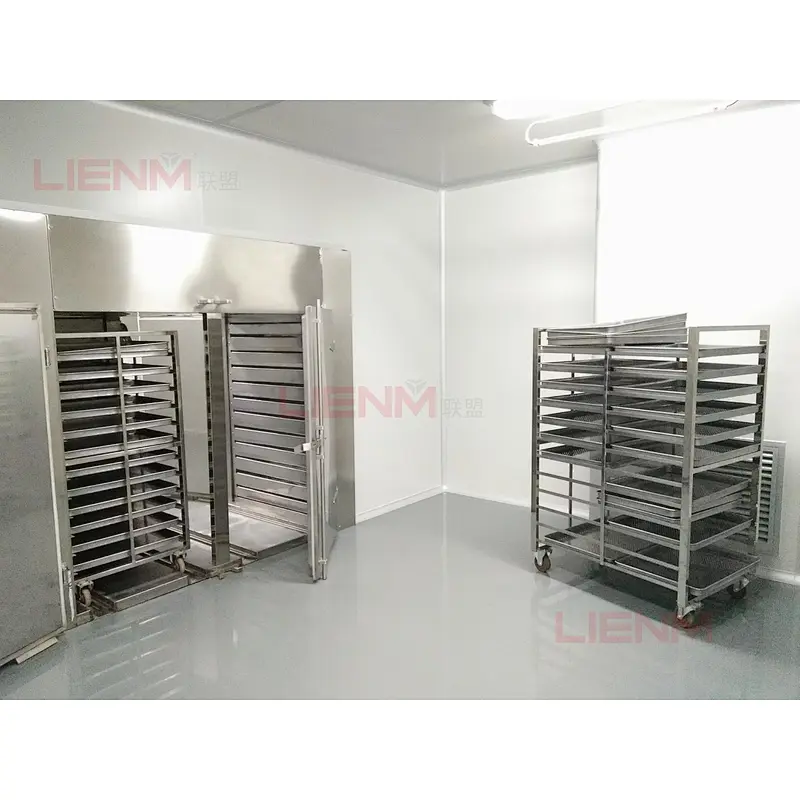 Hot Air Circulation Oven Cosmetic Industrial Double Door Glass Bottle Dryer Oven