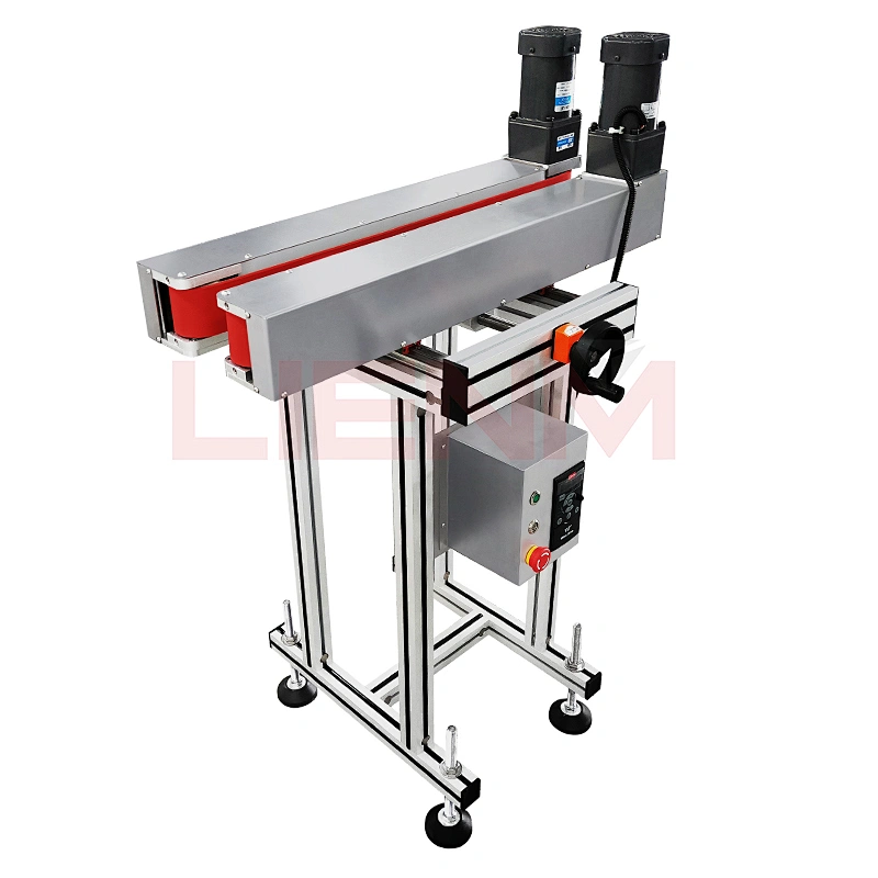 Conveyor belt for ink jet printer, Bottle Clamping Conveyor