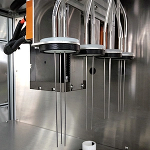 Automatic 3D Pearl Pattern Filling Machine For Cosmetics Products Pearl Pattern Filling Equipment For Skin Care and Cream Gel
