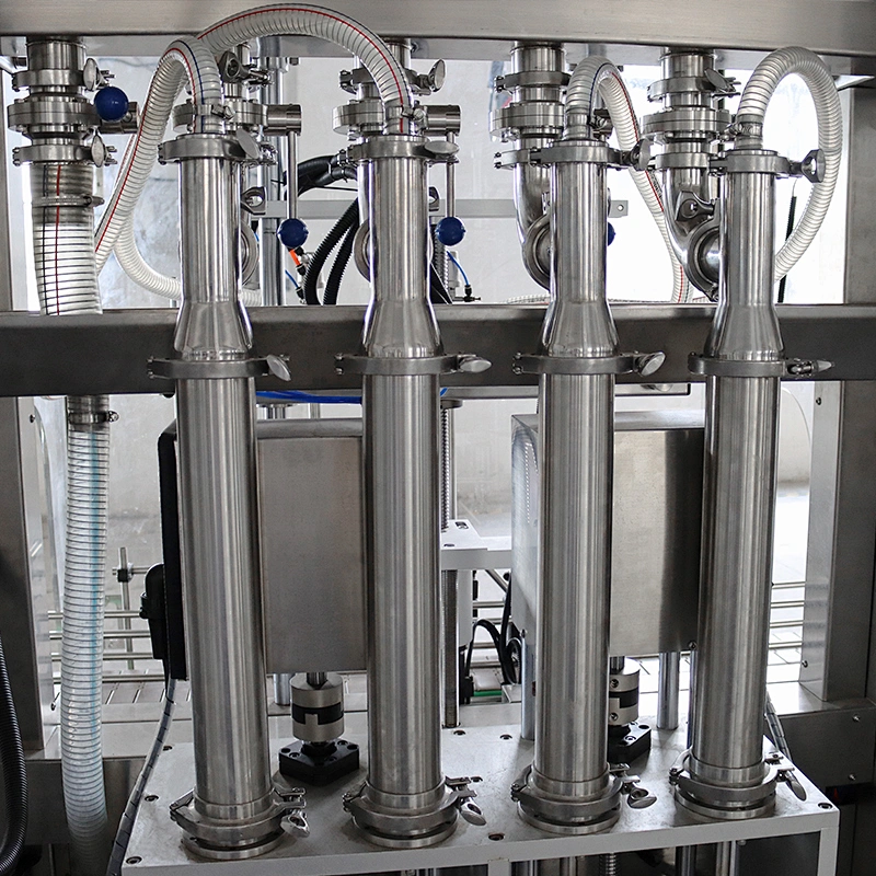 Automatic Servo Motor Piston Filling Machine Cosmetics Liquid Soap Shampoo Hand Sanitizer Filling Capping Labeling Machine