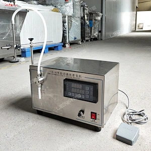 Table top semi-automatic liquid, perfume, essence oil filling machine
