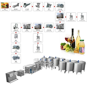 Fruit and wine vinegar processing complete production line equipment turnkey project
