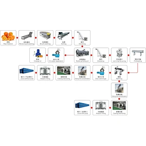 Orange,citrus,lemon processing complete production line turnkey project