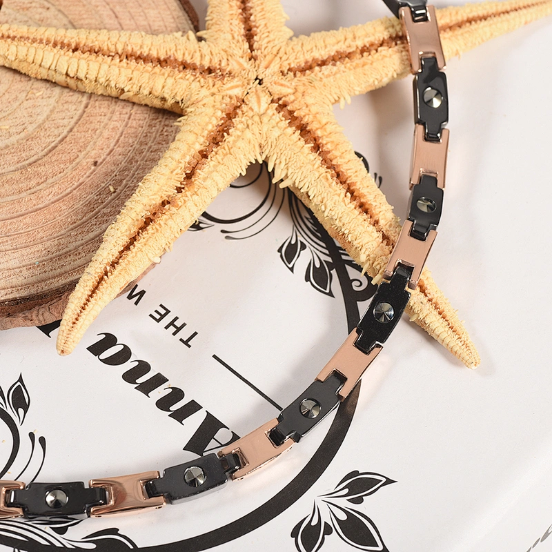 Wholesale China Factory Ceramic Magnetic Stainless Steel Necklace