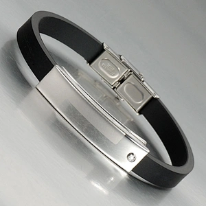 Classical Sports Silicone Cross Bracelet for Men