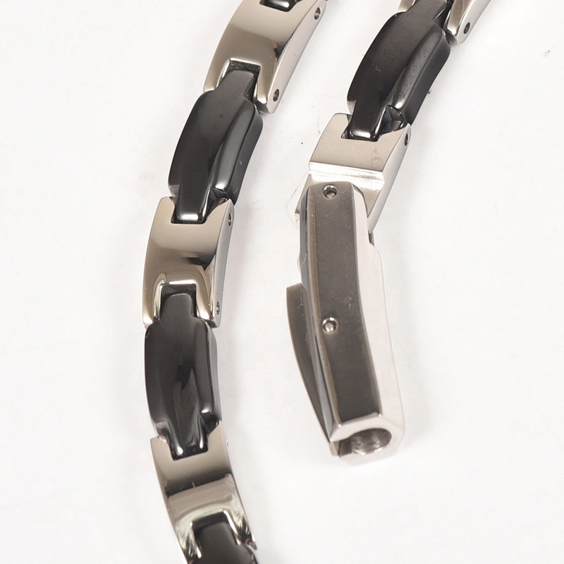 Fashion ceramic jewelry stainless steel ceramic necklace