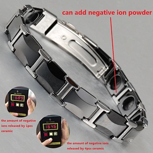 Ceramic Magnetic Ion Power Bracelet Germanium Ceramic Bracelet