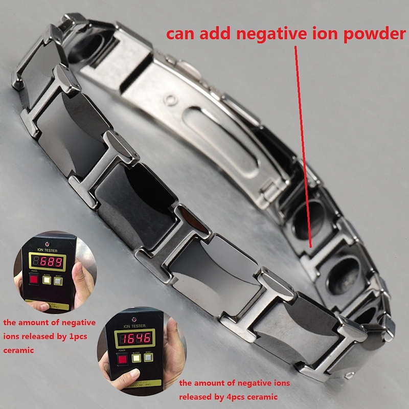 Ceramic Magnetic Ion Power Bracelet Germanium Ceramic Bracelet