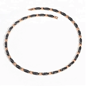 Wholesale China Factory Ceramic Magnetic Stainless Steel Necklace
