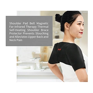 Wollet Magnetic Therapy Back Brace Posture Corrector Back Pain Relief Shoulder Support Belt