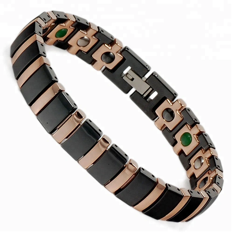 Wollet Fashion Wholesale Health Benefit Bio Magnetic Ceramic Bracelet For Men Women