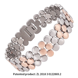 Elegant Engravable Bio Titanium Bracelet for Health and Beauty