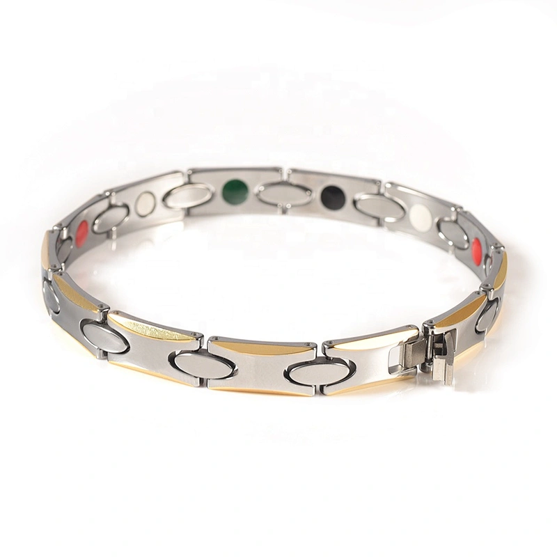 Wollet Fashion Health 5 in 1 Energy Power Bio Magnetic Tungsten Bracelet