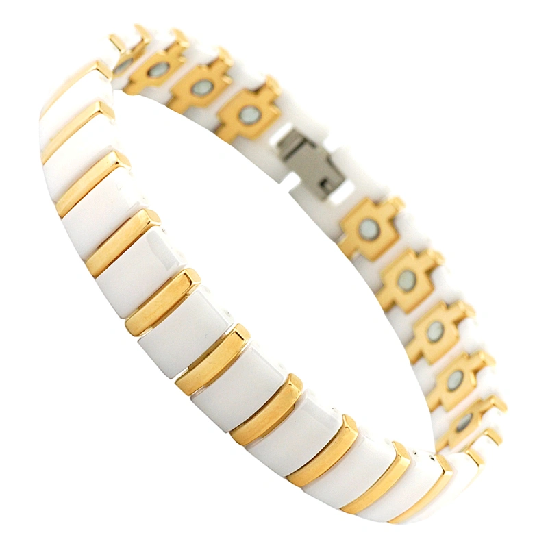 Hot sell Healthy Bio Germanium Ceramic Energy Magnetic Bracelet