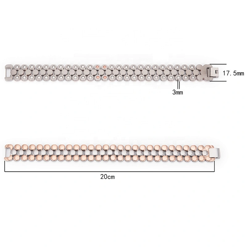 Elegant Engravable Bio Titanium Bracelet for Health and Beauty