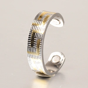 Wollet Magnetic Copper Ring Arthritis Women Pure Copper Rings for Women Adjustable Health with 3PCS Magnets