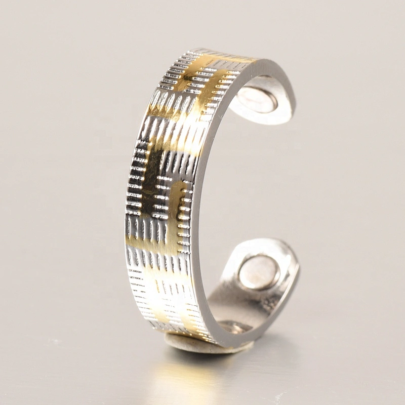 Wollet Magnetic Copper Ring Arthritis Women Pure Copper Rings for Women Adjustable Health with 3PCS Magnets