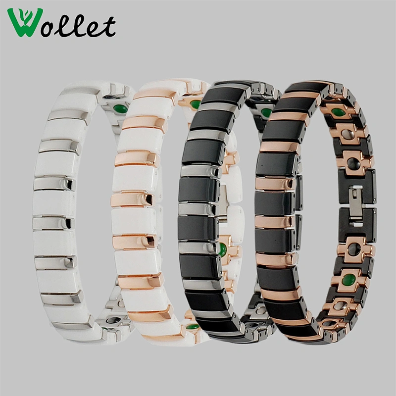Hot sell Healthy Bio Germanium Ceramic Energy Magnetic Bracelet
