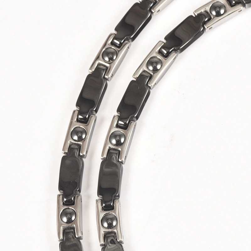 Wholesale China Factory Ceramic Magnetic Stainless Steel Necklace