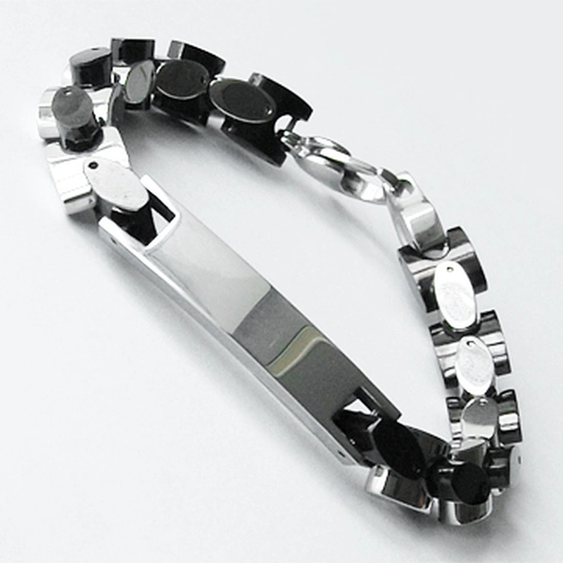 Men 316l stainless steel saudi gold jewelry bracelet