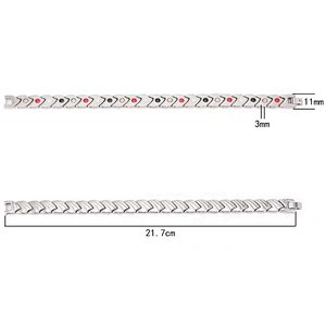 Wollet Xtreme X Power Monster Scalar Health Titanium Therapeutic Quantum Bio Ion Energy Bracelet Jewelry