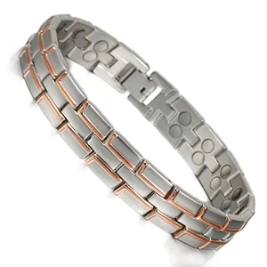 Wollet Fashion Gold Plating Bio Magnetic Metal Bracelet