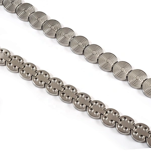 Wollet Fashion New Design IP Plating 316L Stainless Steel Magnetic Bracelet