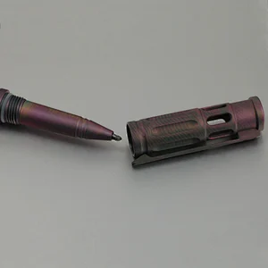 Tactical pen self defense tool for emergency military titanium pen double use