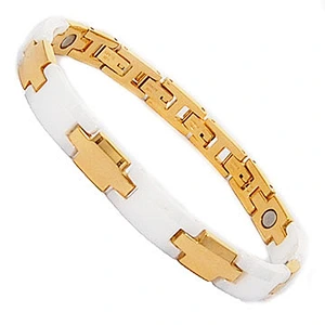 2014 Healthy Gold Plated 316L vietnam ceramic bracelet jewelry