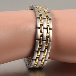 wollet new products fashion men's stainless steel bracelet clasp