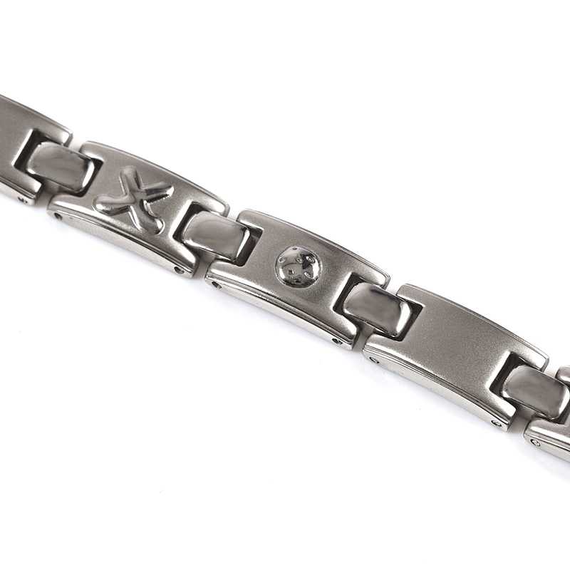 Fashionable Magnetic 6 in 1 Bio Titanium Bracelet for health and beauty