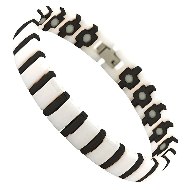 Hot sell Healthy Bio Germanium Ceramic Energy Magnetic Bracelet