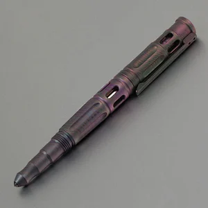 Tactical pen self defense tool for emergency military titanium pen double use