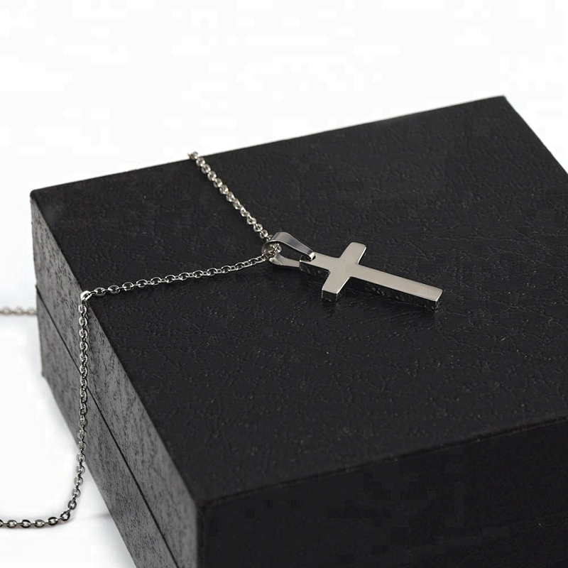 Wollet Wholesale Fashion Charm High Polished Titanium Cross Pendant