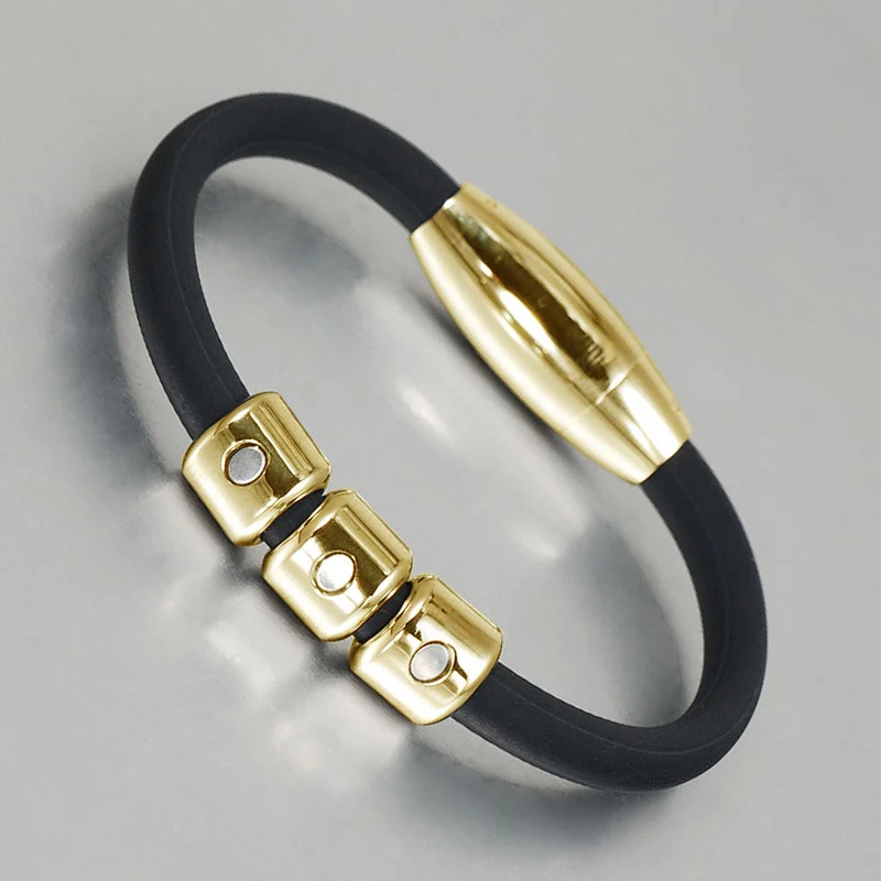 Classical Sports Silicone Cross Bracelet for Men