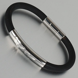 Classical Sports Silicone Cross Bracelet for Men