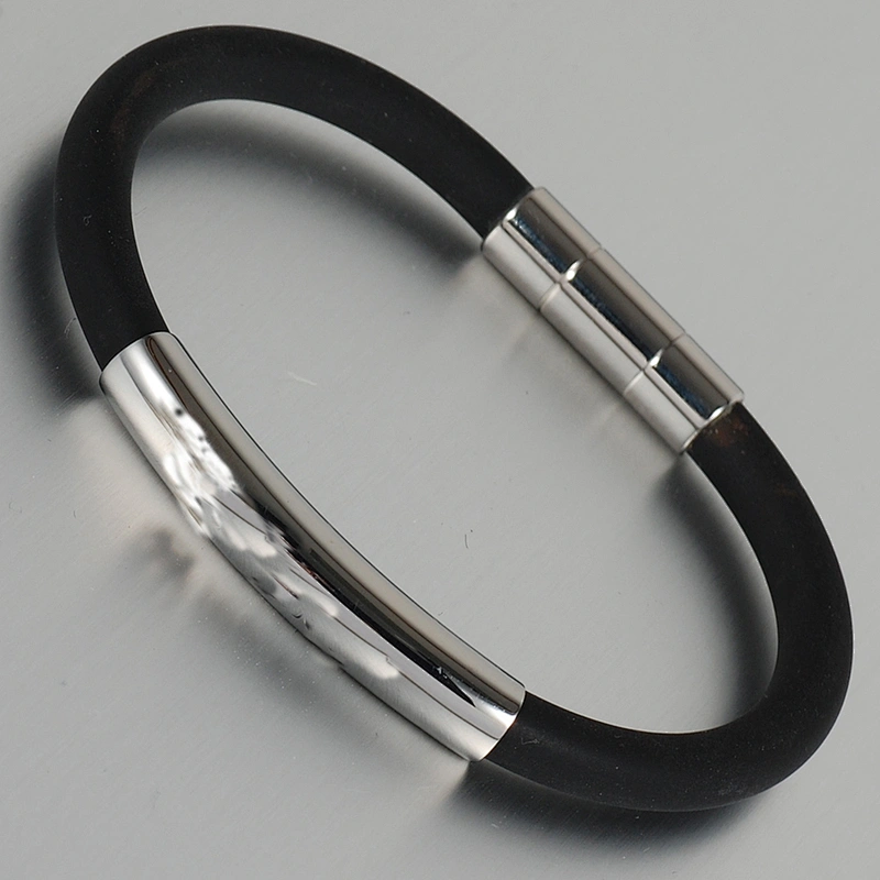 Classical Sports Silicone Cross Bracelet for Men