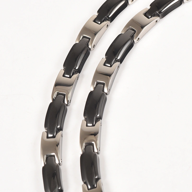 Wholesale China Factory Ceramic Magnetic Stainless Steel Necklace