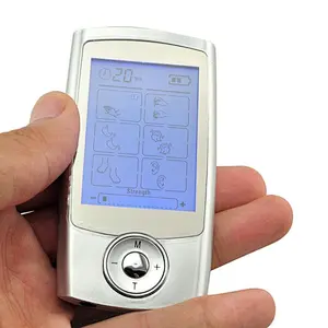 Wollet Tens Unit Machine Pulse Massage 16 Massage Modes Rechargeable Pain Relief Muscle Stimulator Massager with 4 Pads