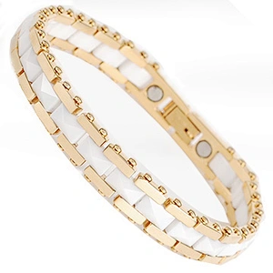 China manufacturer most popular top sales all white ceramic jewelry with bio magnet in alibabaexpress
