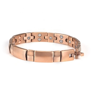 Wollet Fashion Rose Gold Plating 316L Stainless Steel Magnetic Bracelet