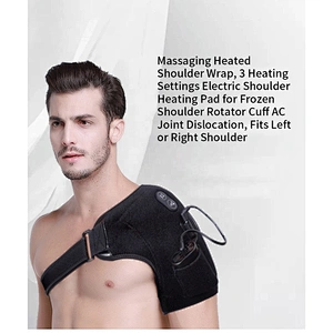 Wollet USB Electric Heating Shoulder Pain Relief Sports Joint Injuries Shoulder Brace Support Strap
