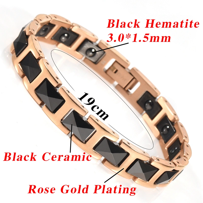 Wollet High Quality Bio Magnetic Couple Ceramic Bracelet