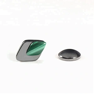 Wollet Fashion Crystal Stone Bio Magnetic Turquoise Earring