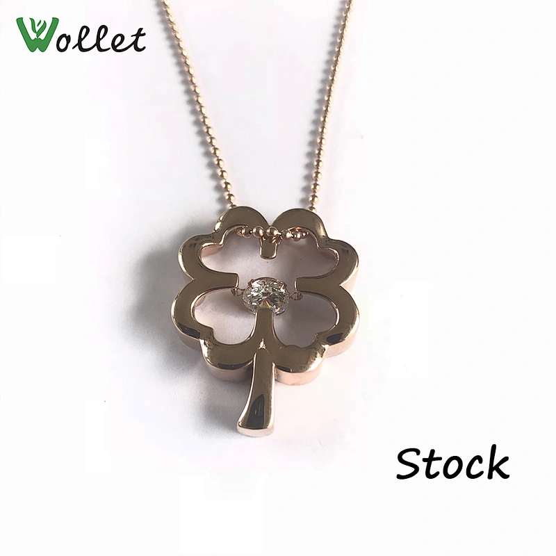 Wollet Fashion Multi-faceted CZ Stone Bio Magnetic Energy Stainless Steel Pendant