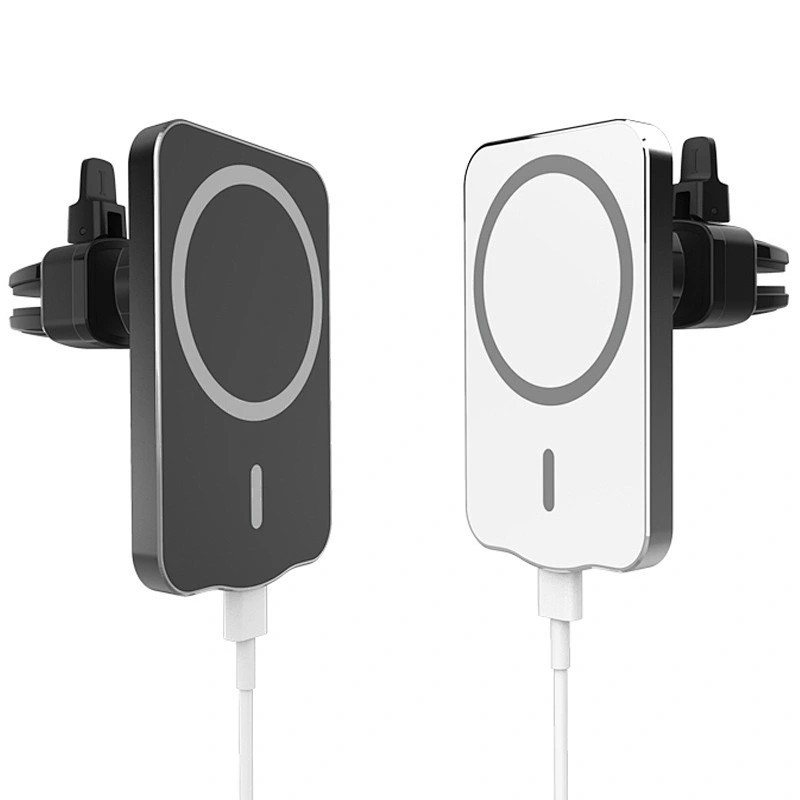 Wollet 15W Magnetic Car Wireless Charger Mobile Phone Holder Magsafe Charger for Phone