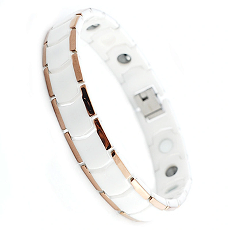 China manufacturer most popular top sales all white ceramic jewelry with bio magnet in alibabaexpress