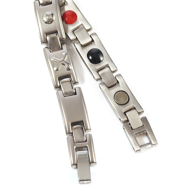Fashionable Magnetic 6 in 1 Bio Titanium Bracelet for health and beauty