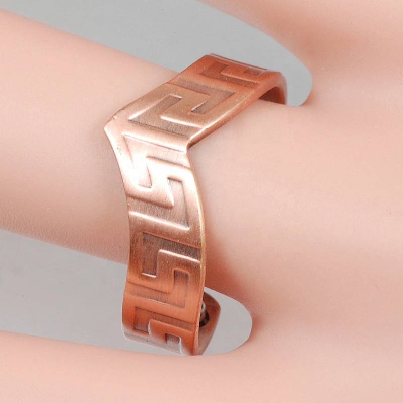 Wollet Magnetic Copper Ring Arthritis Women Pure Copper Rings for Women Adjustable Health with 3PCS Magnets