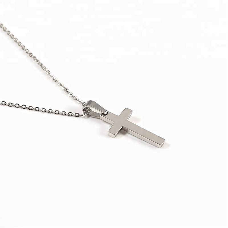 Wollet Wholesale Fashion Charm High Polished Titanium Cross Pendant
